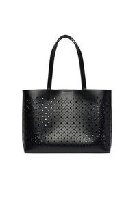 Love Moschino - LOVE MOSCHINO Torebka JC4289PP0OKK0000 Czarny. Kolor: czarny. Materiał: skórzane #4