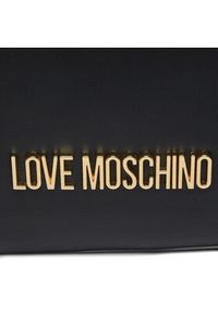 Love Moschino - LOVE MOSCHINO Torebka JC4248PP0IKU0000 Czarny. Kolor: czarny. Materiał: skórzane