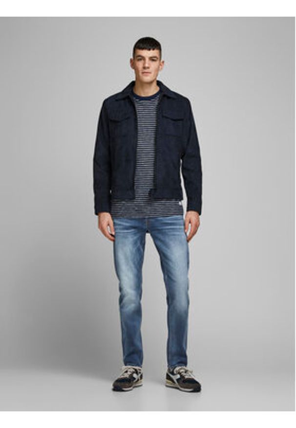 Jack & Jones - Jack&Jones Jeansy Mike 12168290 Niebieski Tapered Fit. Kolor: niebieski
