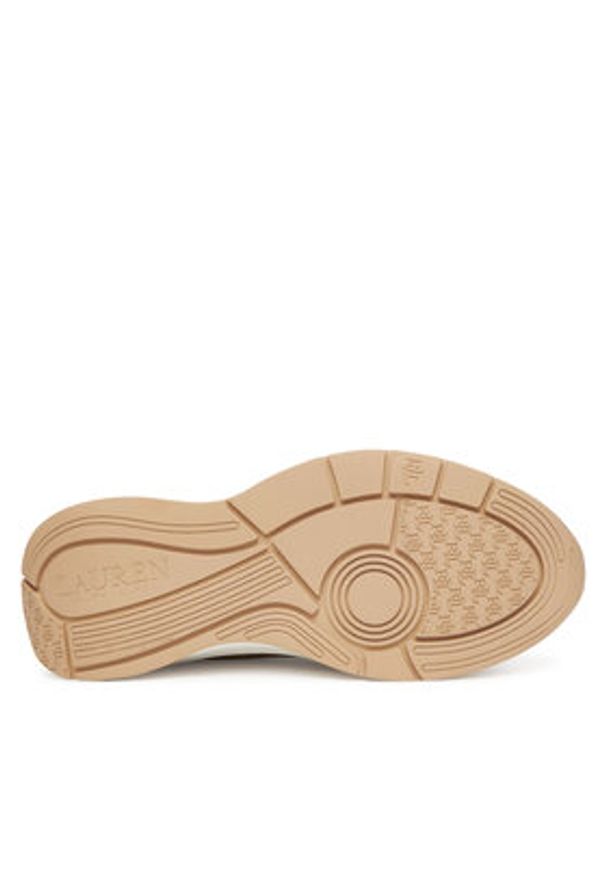 Lauren Ralph Lauren - LAUREN RALPH LAUREN Sneakersy 802974376001 Beżowy. Kolor: beżowy. Materiał: skóra