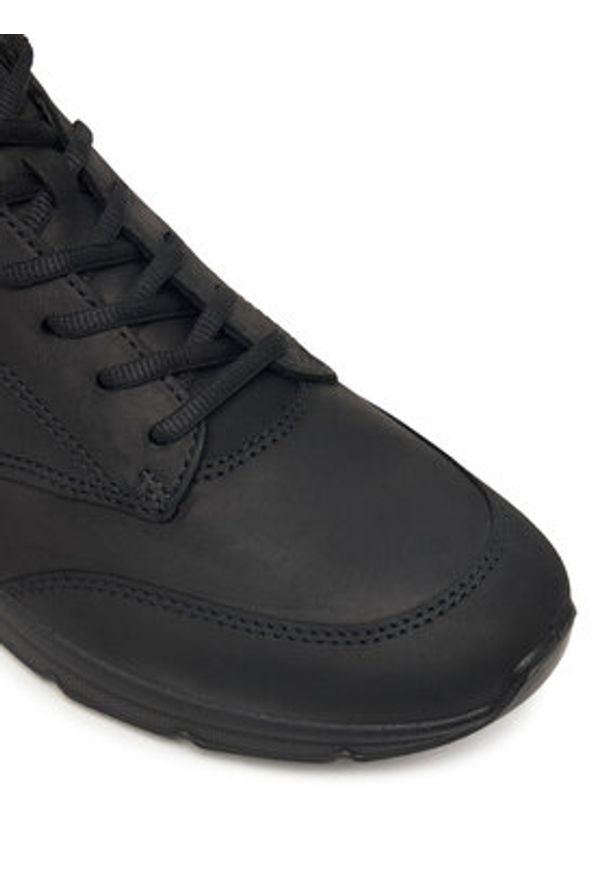 ecco - ECCO Sneakersy IRVING 51175402001 Czarny. Kolor: czarny. Materiał: nubuk, skóra