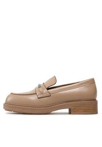 Calvin Klein Loafersy Rubber Sole Loafer W/Hw HW0HW01791 Beżowy. Kolor: beżowy. Materiał: skóra #4