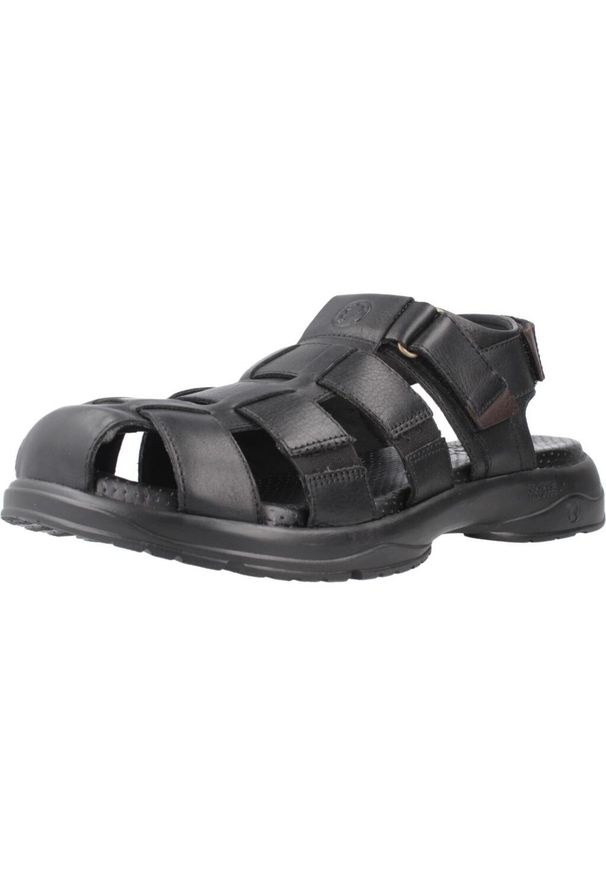 CORONEL TAPIOCA - Sandały CORONEL TAPIOCCA C628 11 Czarny. Kolor: czarny. Materiał: skóra, tkanina. Sezon: lato