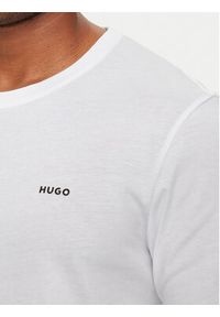 Hugo Longsleeve Derol222 50466159 Biały Regular Fit. Kolor: biały. Materiał: bawełna. Długość rękawa: długi rękaw