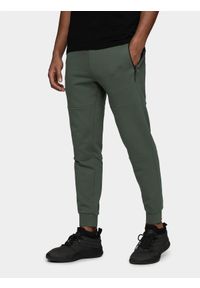 4f - Spodnie dresowe męskie Wilfredo Leon x 4F. Kolor: szary. Materiał: dresówka #1