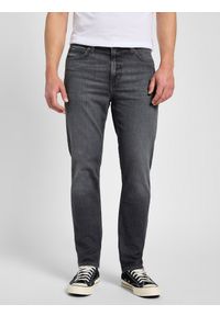 Męskie Spodnie Jeansowe Lee Austin Dark Smoke 112355803, W36 L32. Okazja: na co dzień. Kolor: szary. Styl: casual, klasyczny, wizytowy #1