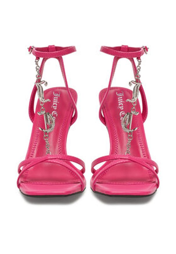 Juicy Couture Sandały HY1500-2 Różowy. Kolor: różowy. Materiał: materiał, syntetyk