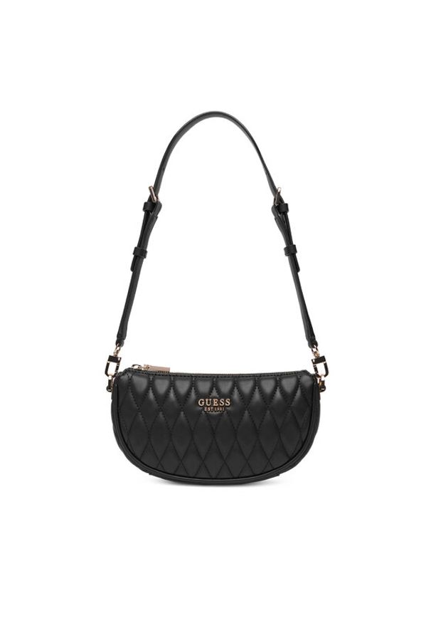 Guess Torebka HWQG81 22720 Czarny. Kolor: czarny. Materiał: skórzane