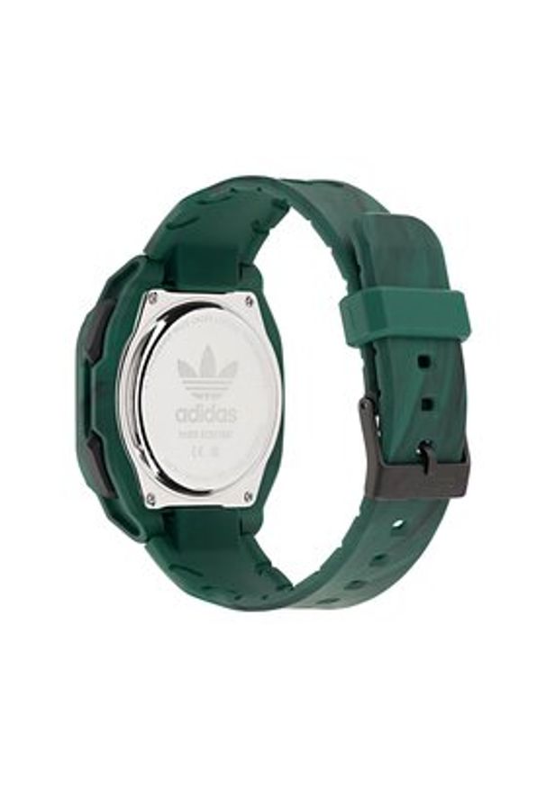 Adidas - adidas Zegarek Originals City Tech Two GRFX AOST23573 Zielony. Kolor: zielony