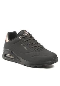 skechers - Skechers Sneakersy Shimmer Away 155196/BBK Czarny. Kolor: czarny. Materiał: skóra #3