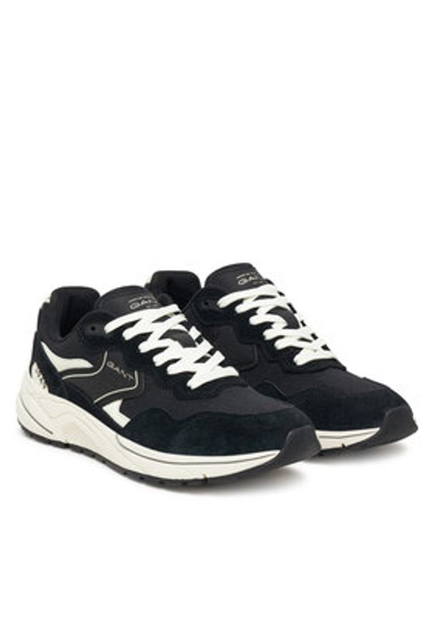 GANT - Gant Sneakersy 30637871 Czarny. Kolor: czarny. Materiał: nubuk, skóra