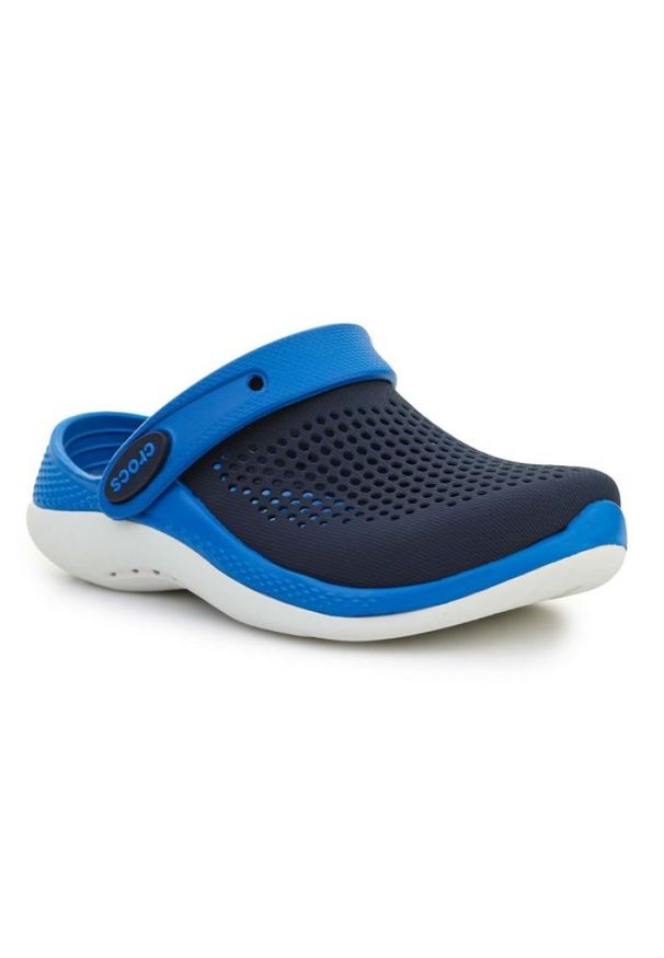 Klapki Crocs LiteRide 360 Kids Clog 207021-4KB granatowe. Kolor: niebieski. Materiał: syntetyk, materiał