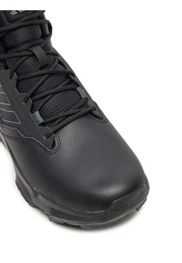 Adidas - adidas Trekkingi Unity Leather Mid RAIN.RDY IF4977 Czarny. Kolor: czarny. Materiał: skóra. Sport: turystyka piesza