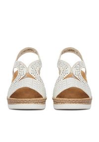 Rieker Sandały CEO-61916-80 Biały. Kolor: biały. Materiał: skóra #4