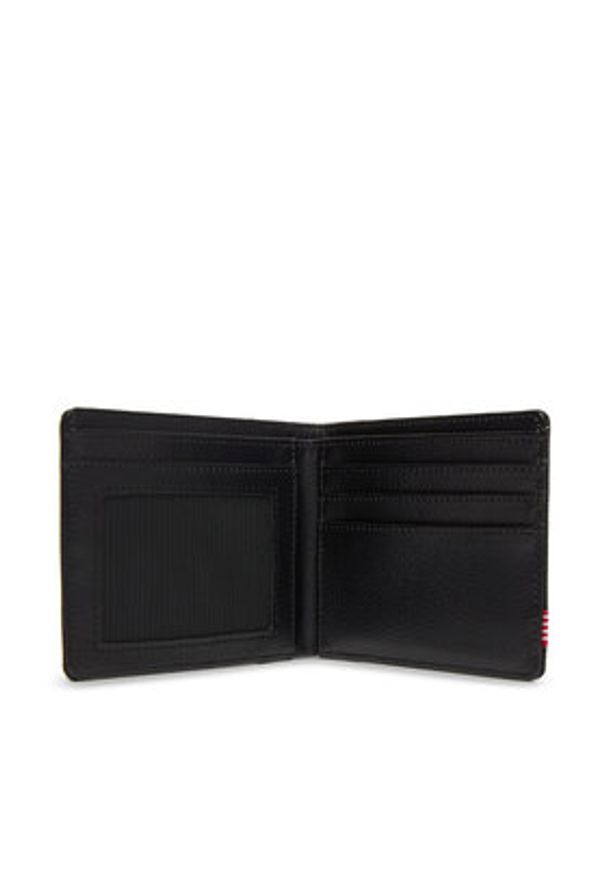 Herschel Duży Portfel Damski Hank 30068 05881 Czarny. Kolor: czarny. Materiał: materiał