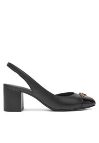 Michael Kors Czółenka Perla Flex Toe Cap Pump 40R5PLMP1L Czarny. Kolor: czarny. Materiał: skóra