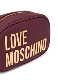 Love Moschino - LOVE MOSCHINO Torebka JC4026PP1NKD0552 Bordowy. Kolor: czerwony. Materiał: skórzane #4