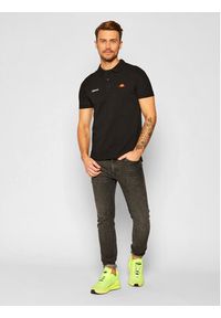 Ellesse Polo Montura SHS04475 Czarny Regular Fit. Typ kołnierza: polo. Kolor: czarny. Materiał: bawełna