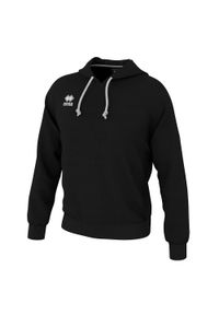 ERREA - Czarna Bluza Errea Warren 3.0 Ad Dorosłych. Kolor: czarny. Materiał: bawełna, poliester