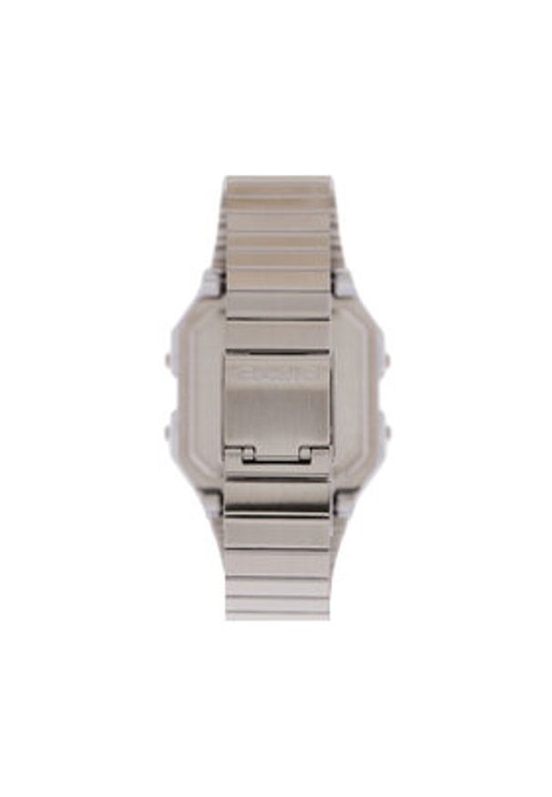 Casio Zegarek A130WE-1AEF Srebrny. Kolor: srebrny