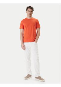 TOMMY HILFIGER - Tommy Hilfiger T-Shirt Ess Seasonal MW0MW39995 Pomarańczowy Regular Fit. Kolor: pomarańczowy. Materiał: bawełna #3