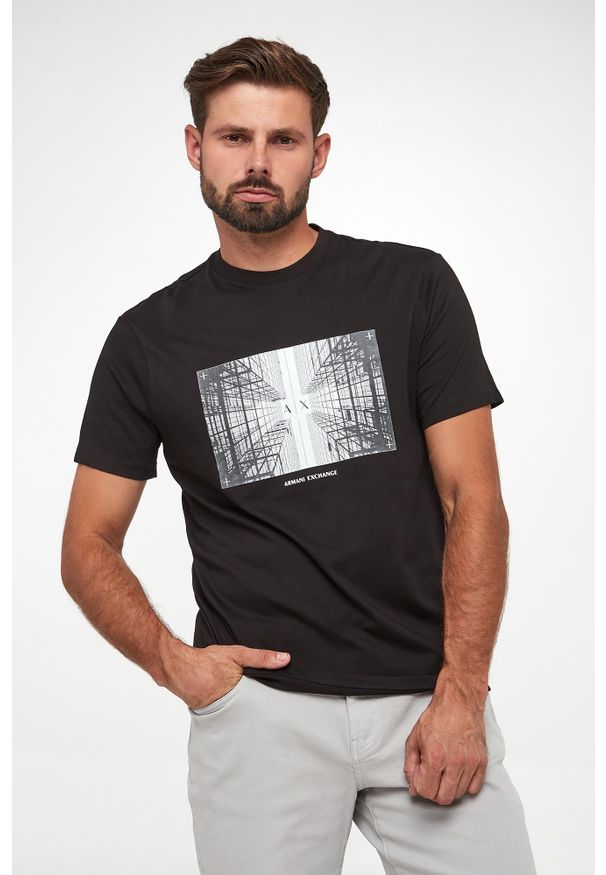 Armani Exchange - T-shirt męski ARMANI EXCHANGE