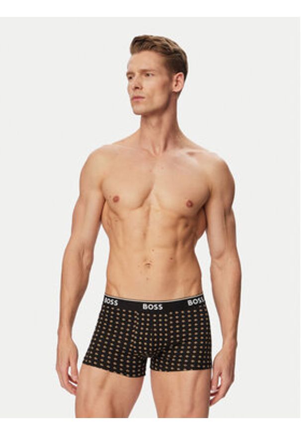 BOSS Komplet bokserek 50554443 Beżowy. Kolor: beżowy. Materiał: bawełna