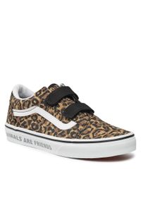 Tenisówki Vans Old Skool VN0A4UI1WKA1 Animal Chckrbr Lprd/Blk. Kolor: brązowy. Materiał: materiał #1