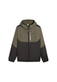 Puma - Męska wiatrówka PUMATECH PUMA. Kolor: zielony. Sport: bieganie #1