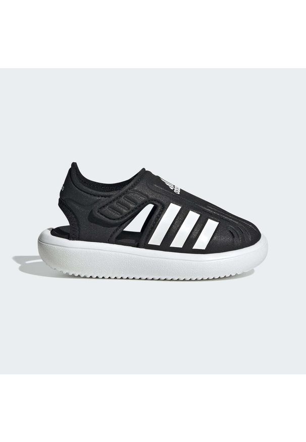 Adidas - Closed-Toe Summer Water Sandals. Kolor: biały, wielokolorowy, czarny. Sezon: lato. Styl: sportowy