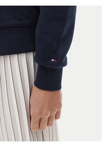 TOMMY HILFIGER - Tommy Hilfiger Bluza WW0WW45980 Granatowy Regular Fit. Kolor: niebieski. Materiał: bawełna #4