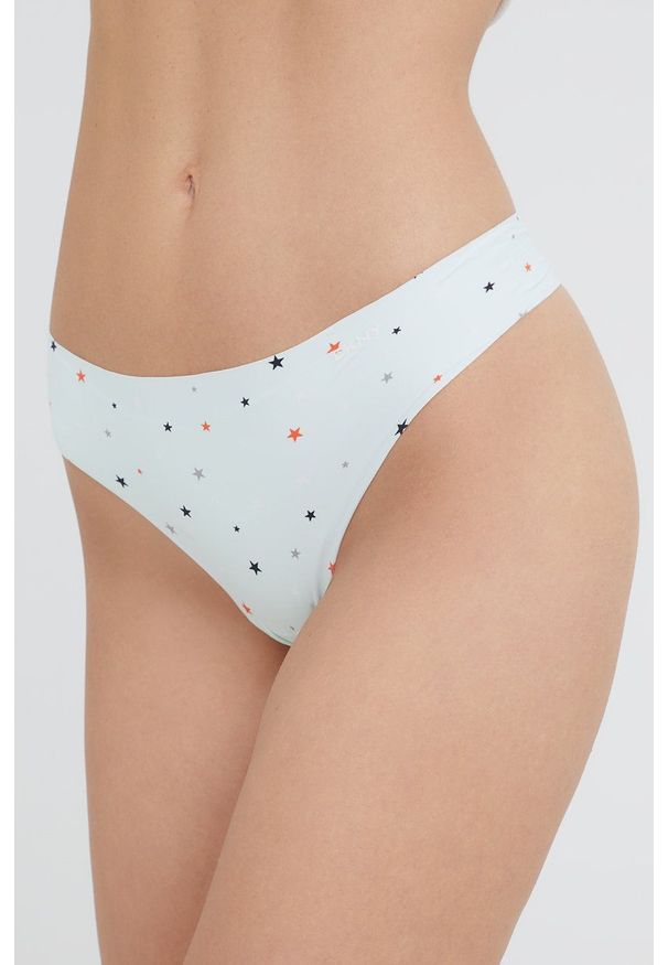 DKNY - Dkny - Stringi. Kolor: zielony