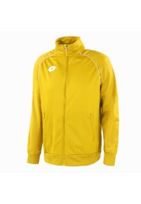 Bluza piłkarska dla dorosłych LOTTO DELTA PLUS. Kolor: żółty. Sport: piłka nożna