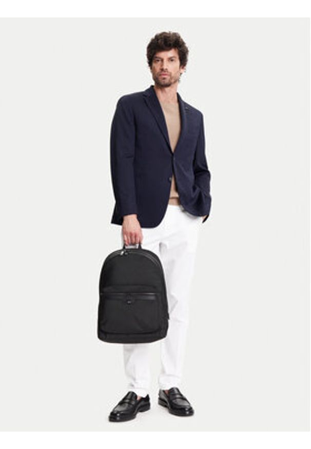 BOSS Plecak 50536170 Czarny. Kolor: czarny. Materiał: materiał