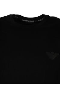 Emporio Armani T-shirt C-neck | 1108533-F755 | Mężczyzna | Czarny. Okazja: na co dzień. Kolor: czarny. Materiał: bawełna. Wzór: aplikacja. Styl: casual, klasyczny #5