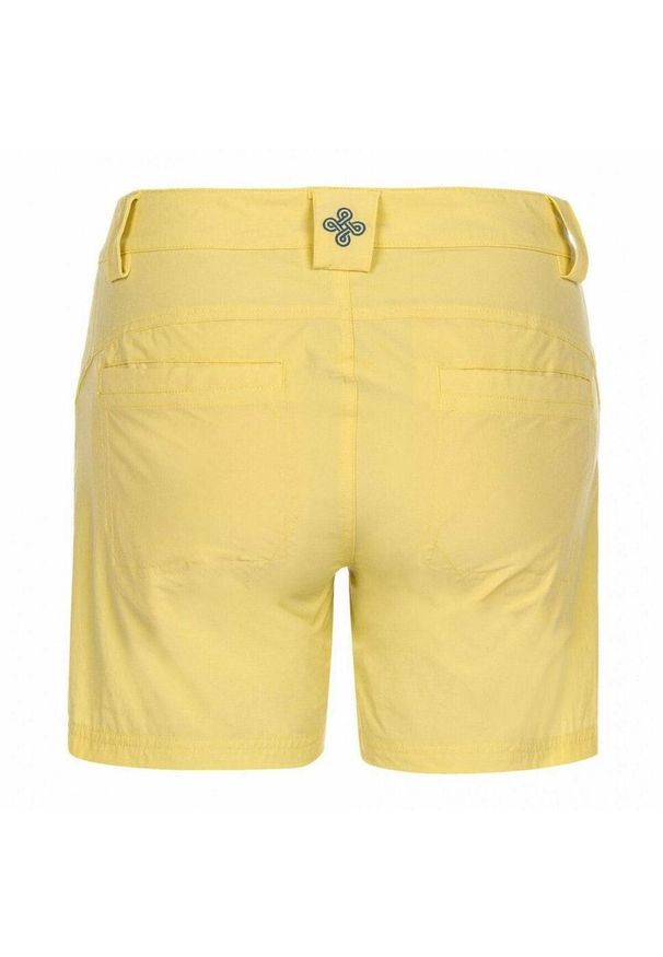 Lekkie spodenki damskie outdooroowe Kilpi SUNNY-W. Kolor: żółty