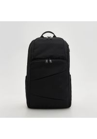 Reserved - Plecak z kieszeniami - Czarny. Kolor: czarny #1