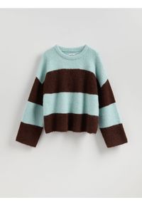 Reserved - Sweter z dodatkiem wełny - wielobarwny. Materiał: wełna #1