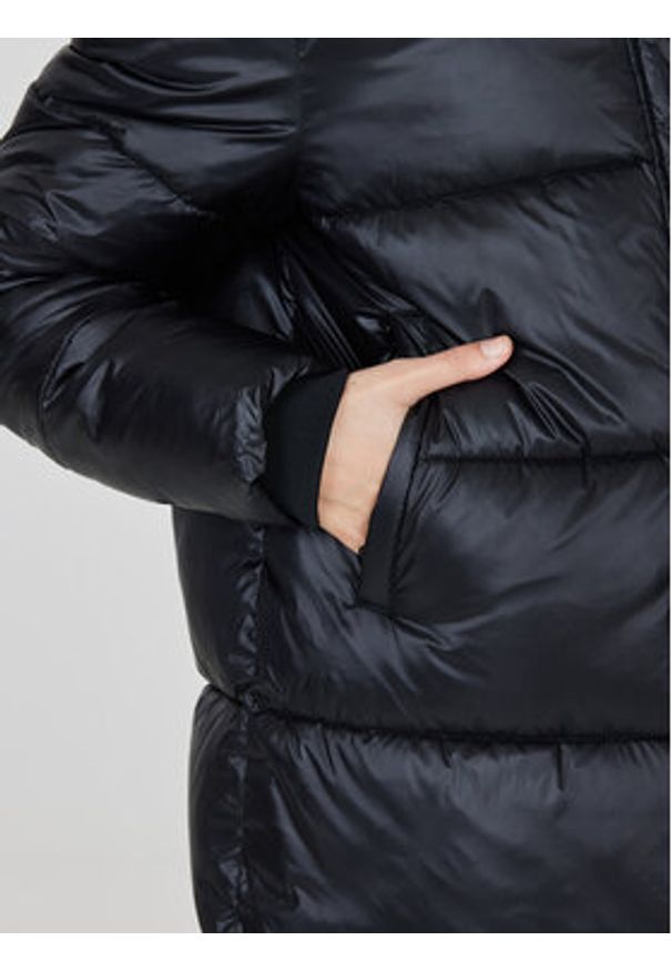 Athlecia Płaszcz zimowy Elly W Maxi Puffer EA233361 Czarny Regular Fit. Kolor: czarny. Materiał: syntetyk. Sezon: zima