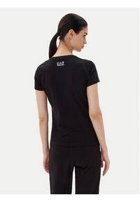 EA7 Emporio Armani T-Shirt 7W000497 AF14880 UC001 Czarny Regular Fit. Kolor: czarny. Materiał: bawełna #4