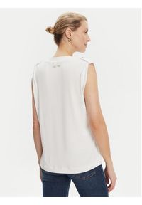 Guess Bluzka W5YP52 KCYW2 Biały Regular Fit. Kolor: biały. Materiał: syntetyk #4