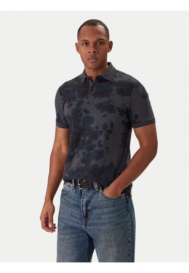 G-Star RAW - G-Star Raw Polo Dunda D27035-C335 Granatowy Slim Fit. Typ kołnierza: polo. Kolor: niebieski. Materiał: bawełna