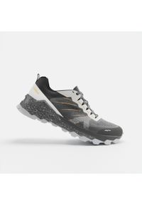 KIPRUN - Buty do biegania w terenie męskie Kiprun MT3. Kolor: biały, wielokolorowy, czarny. Materiał: kauczuk. Szerokość cholewki: normalna. Sport: bieganie