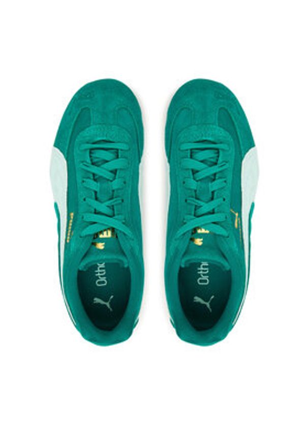 Puma Sneakersy Speedcat Og Jr 401698 12 Zielony. Kolor: zielony. Materiał: zamsz, skóra