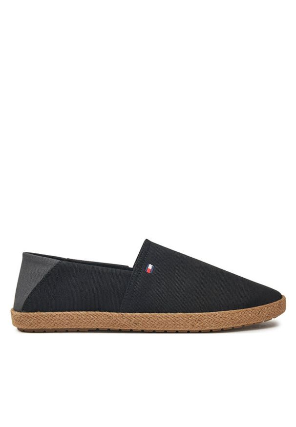 TOMMY HILFIGER - Tommy Hilfiger Espadryle FM0FM05353 Czarny. Kolor: czarny. Materiał: materiał