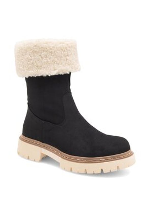 Jenny Fairy Botki GAMMA WS5866-23 Czarny. Kolor: czarny. Materiał: materiał