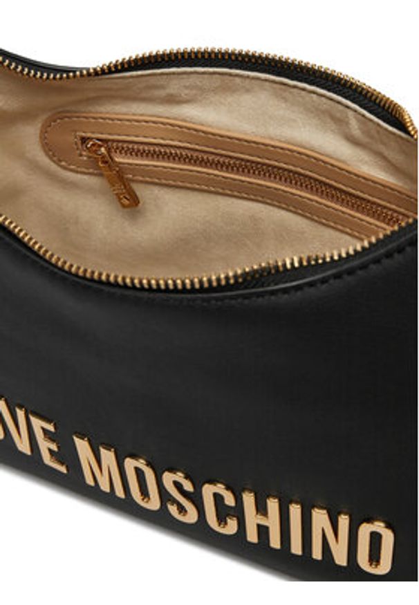 Love Moschino - LOVE MOSCHINO Torebka JC4025PP1MKD0000 Czarny. Kolor: czarny. Materiał: skórzane