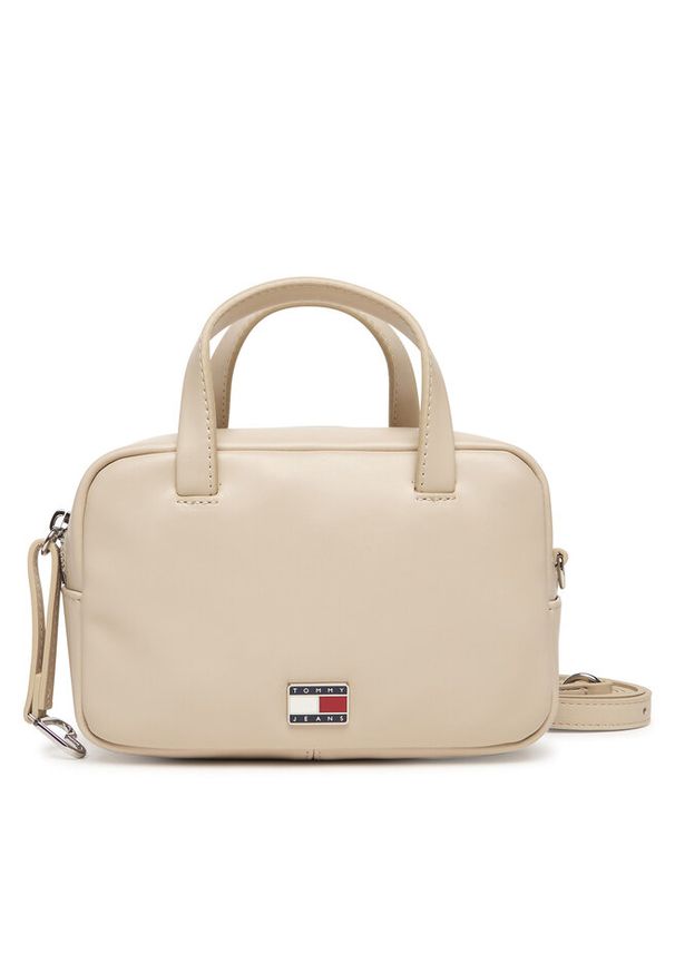 Torebka Tommy Jeans. Kolor: beżowy