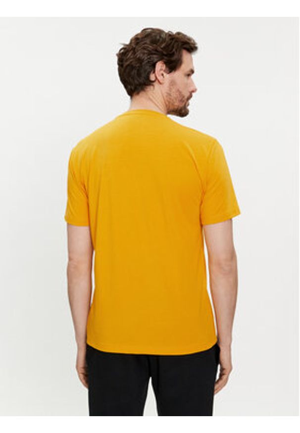 EA7 Emporio Armani T-Shirt 3DPT29 PJULZ 1680 Żółty Regular Fit. Kolor: żółty. Materiał: bawełna, syntetyk