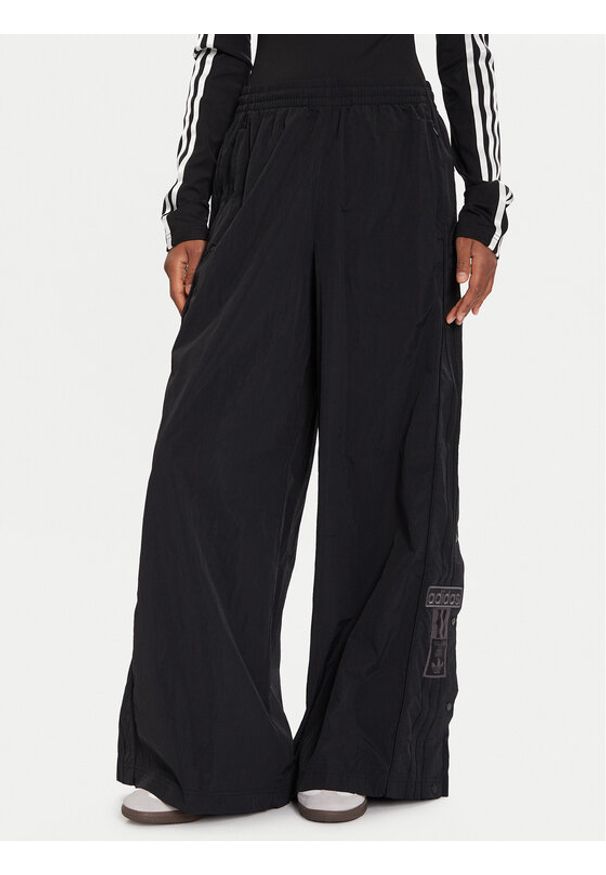 Adidas - adidas Spodnie dresowe Adibreak adicolor Adilenium JV7486 Czarny Oversize. Kolor: czarny. Materiał: syntetyk